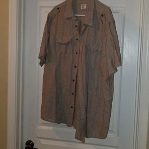Gray linen shirt